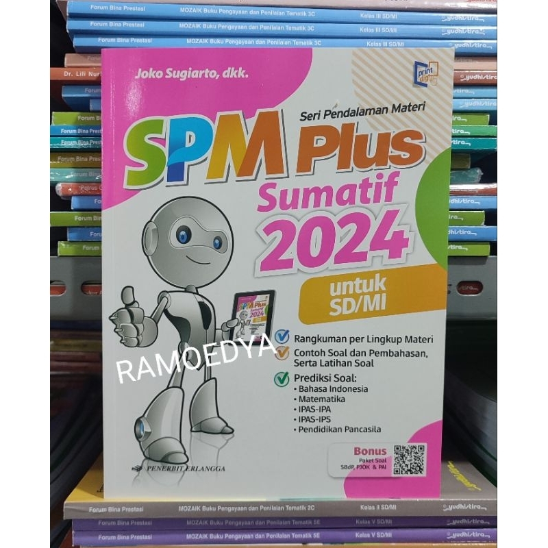 Buku SPM Plus Sumatif SD/MI kelas 6 Erlangga