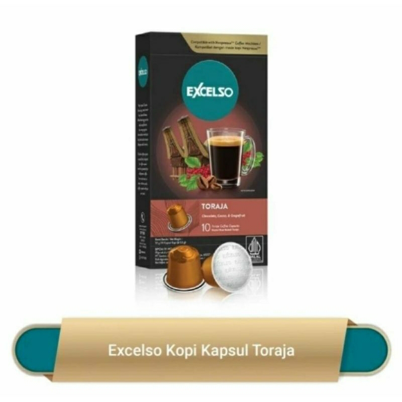 

Excelso Kopi Capsule Toraja 1 box 10x5.5gr