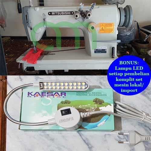 MESIN JAHIT RANTAI / MH Jarum 2 Merk MITSUBISHI - BEKAS/SECOND (FREE ONGKIR TANGERANG KOTA)