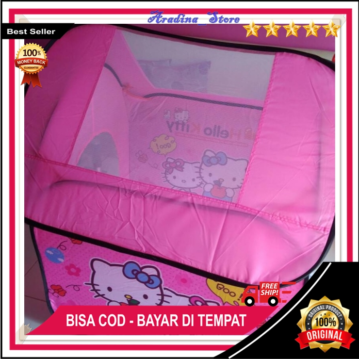 Tenda Mainan Anak Hello Kitty Mainan Anak Perempuan Rumah Rumahan Murah Jumbo Tenda Rumah Hellokitty