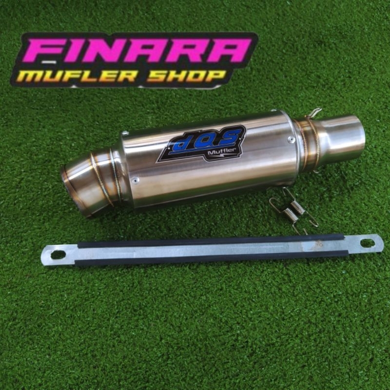 Knalpot DOS Drag Boreup Type Cp2 Mp2 inlet 50mm (Selincer saja) PNP Jupiter Vega Supra Smash Gren Sh
