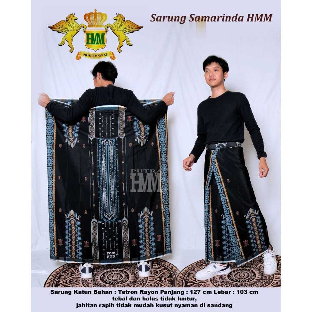 Sarung Samarinda HMM/ Sarung Halus Sarung HMM Sarung Santri MOTIF