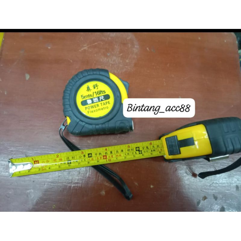 meteran fengshui/hongshui/meteran tukang/measuring tape/tukang bangunan roll