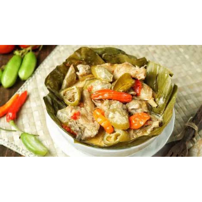 

Garang asem ayam kampung dengan santan