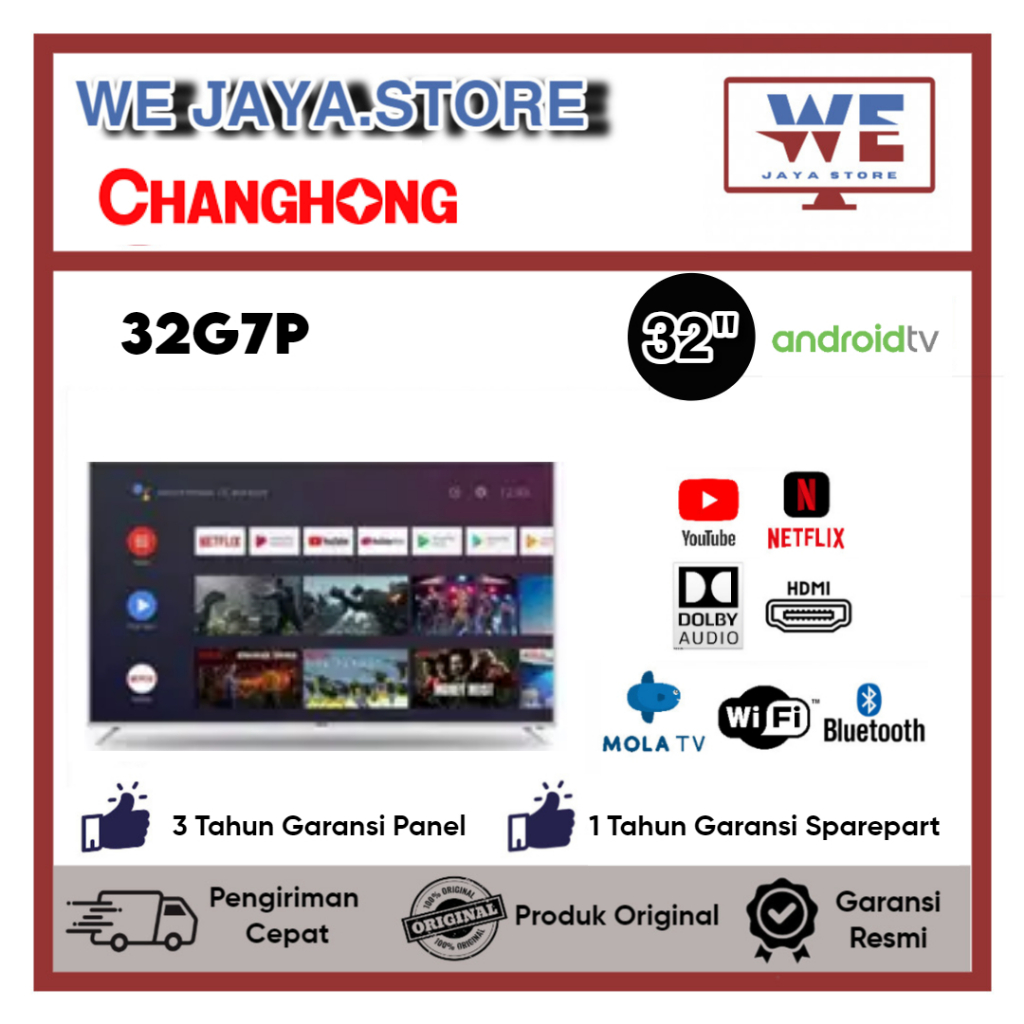 TV LED Changhong 32G7P LED Changhong 32 Inch Android TV
