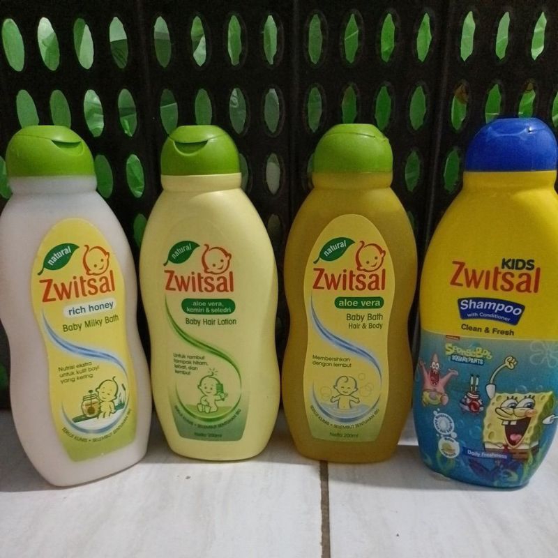 Zwitsal Baby Hair Lotion,Baby Bath,Shampoo,Rich honey 200ml