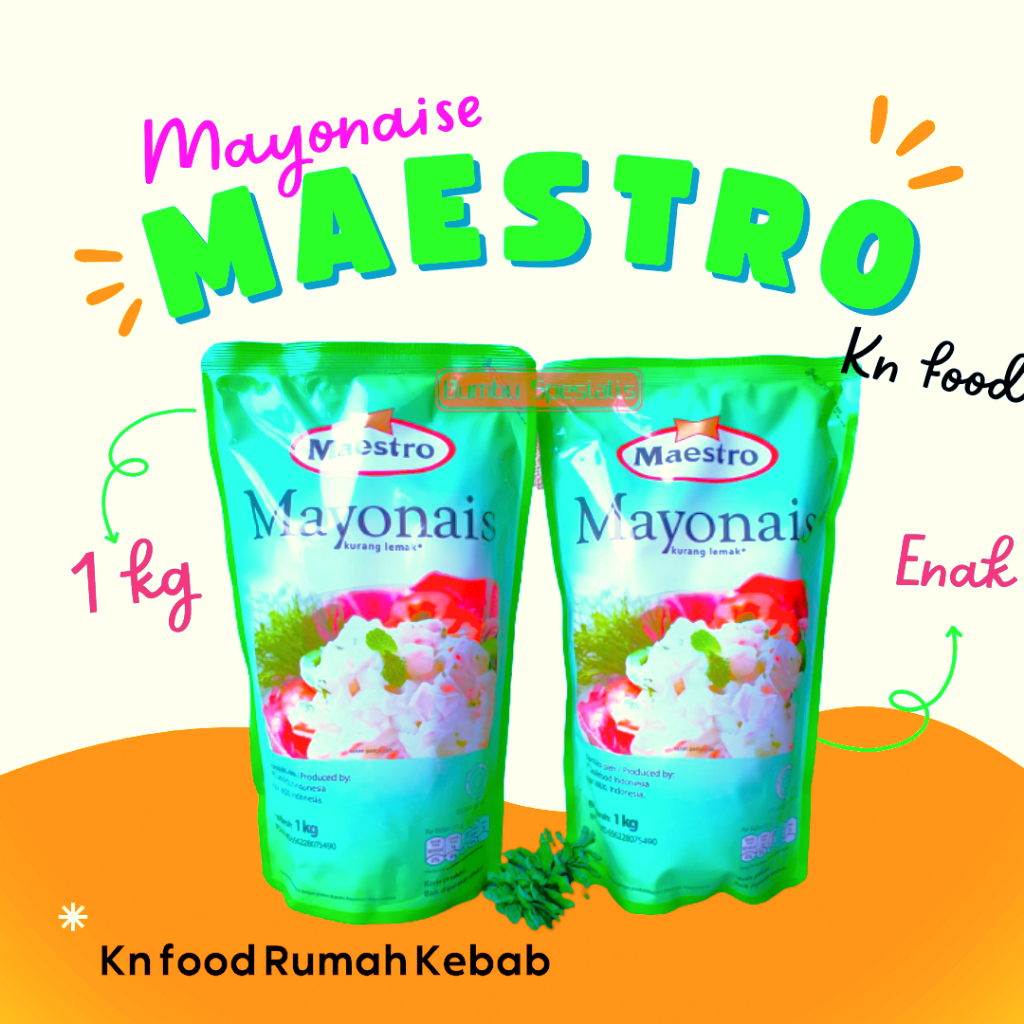 

Mayonaise Maestro Mayonaise kemasan 1000 Gram