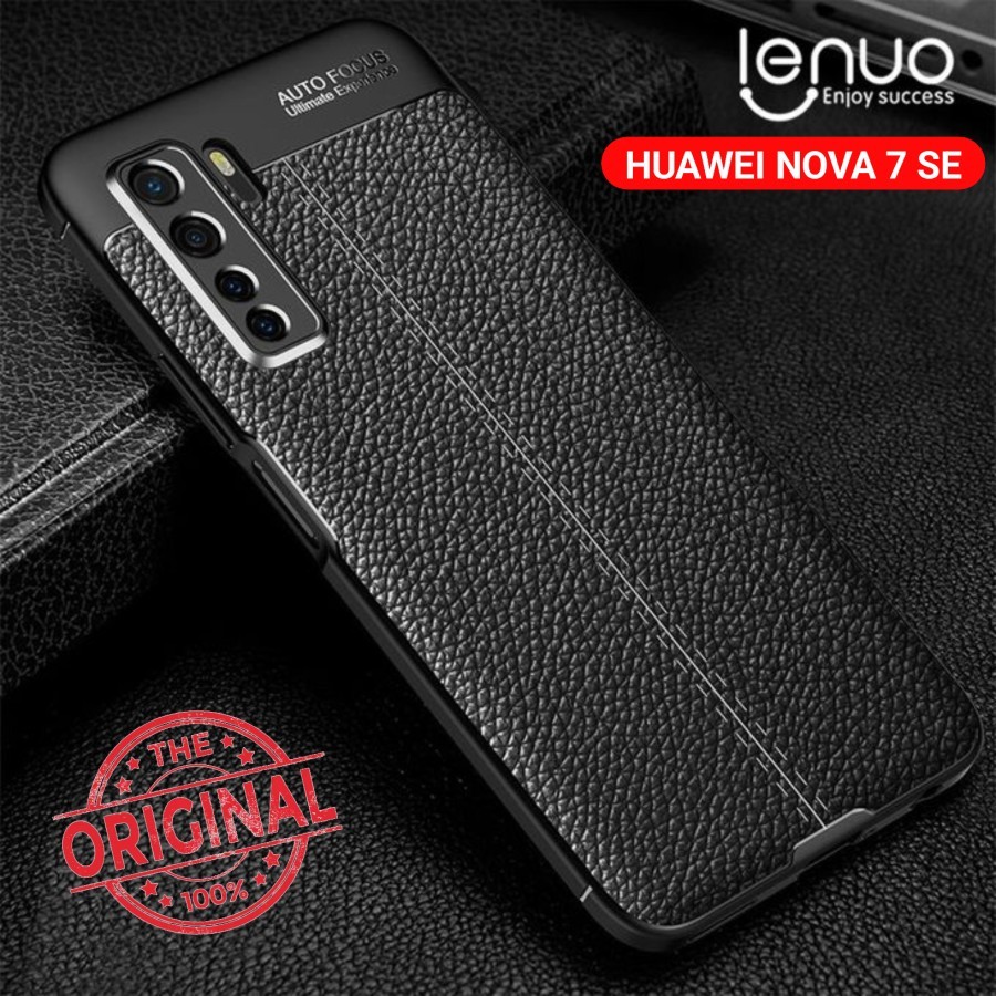 ORIGINAL CASE - NOVA 7 5G / NOVA 7 SE / NOVA 7 PRO / NOVA 7i AUTOFOCUS CARBON SILICONE LEATHER CASE