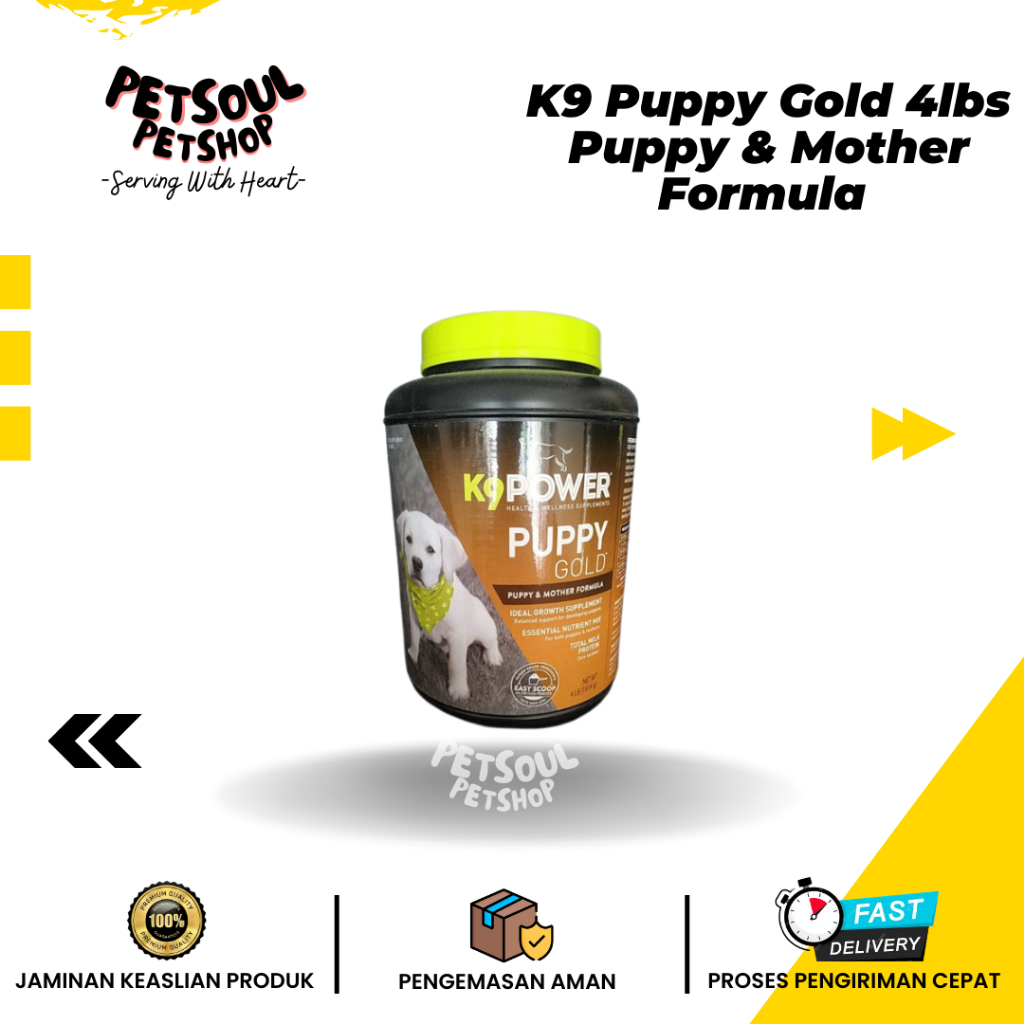 K9 Puppy Gold 4lbs Puppy & Mother Formula / Supplement Tambahan Buat Anakan Anjing/ Indukan Menyusui