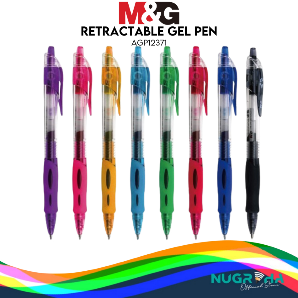 

M&G Retracktable Gel Pen AGP12371 0.7 mm Pena Pulpen