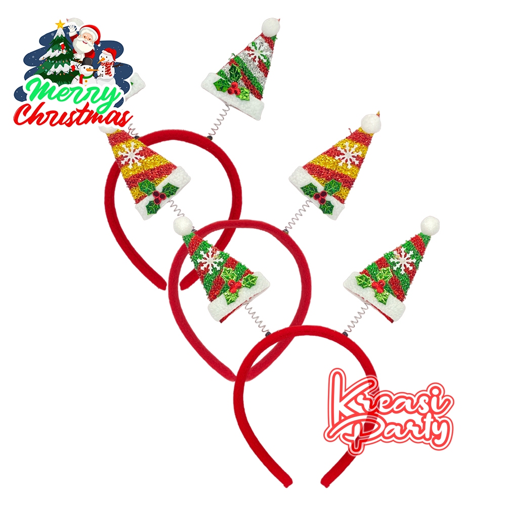 Bando Natal 4 / Bandana Natal / Head Band Christmas / bando xmas