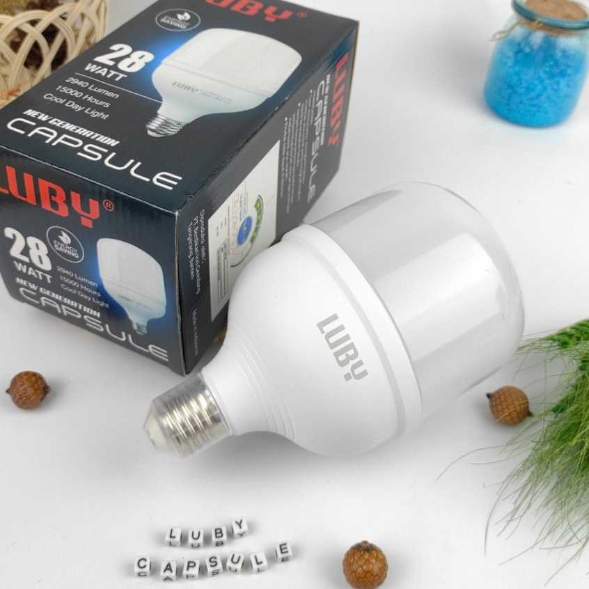 LED Luby Type Capsule 28 Watt / LAMPU LED T BULB LUBY 28W