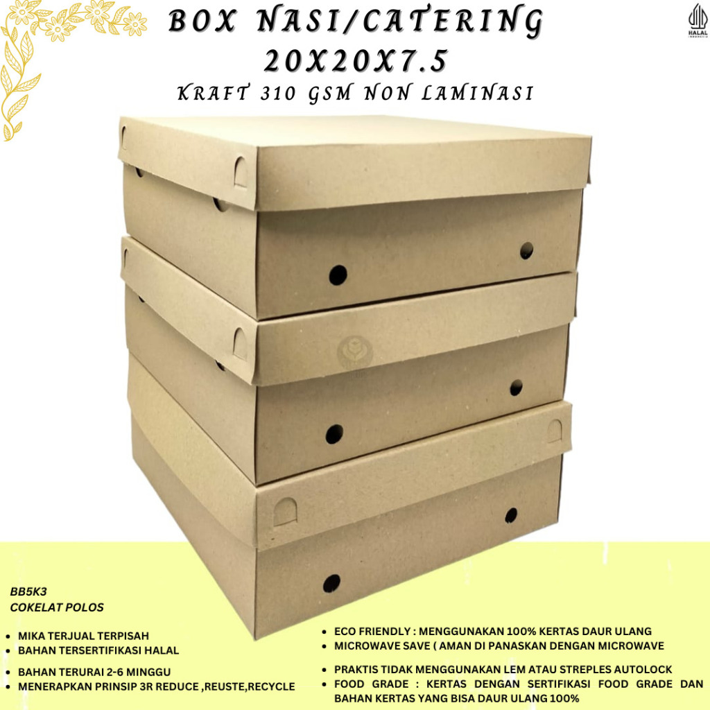 

Box Catering Dus 20X20 Dus Catering Dus Nasi 20x20 (BB5K3-20X20X7.5)