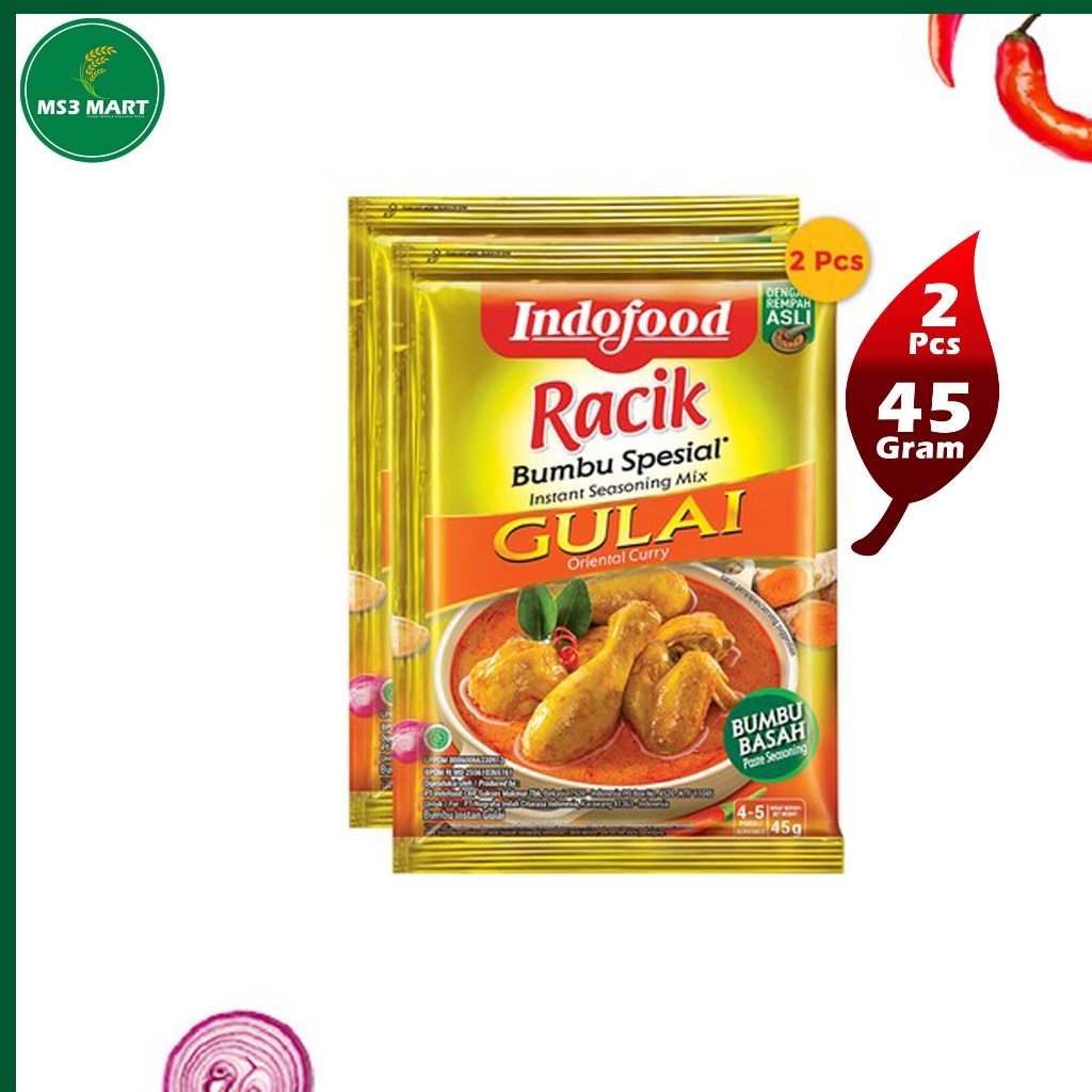 

Indofood Racik Bumbu Spesial Gulai 45 Gram 2 Pcs | MS3 Mart