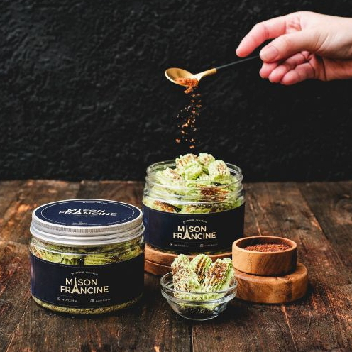 

PANDAN CHEESE MELAKA Wijsman - MAISON FRANCINE Cookies Topping Premium