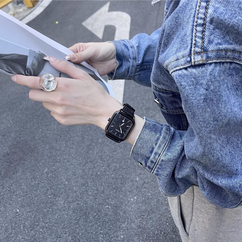 Jam Tangan Wanita Naidu Tali Kulit Lembut Premium Tanggal Aktif Jam Analog CA093