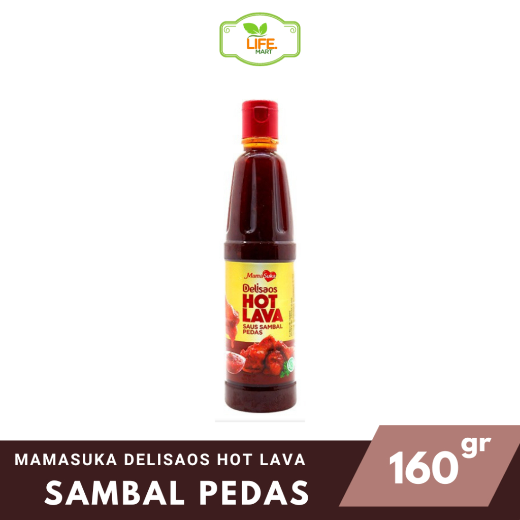 

Mamasuka Delisaos Hot Lava Sambal Pedas 160gr