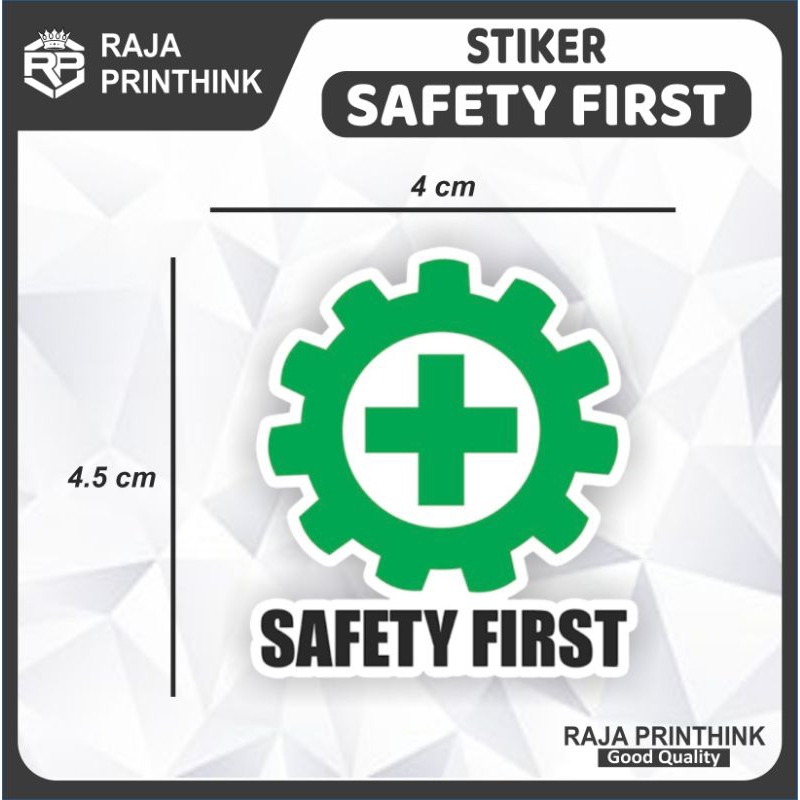 Sticker Stiker Helm K3 / Stiker Safety First K3 Keselamatan Kerja / Stiker Helm Proyek