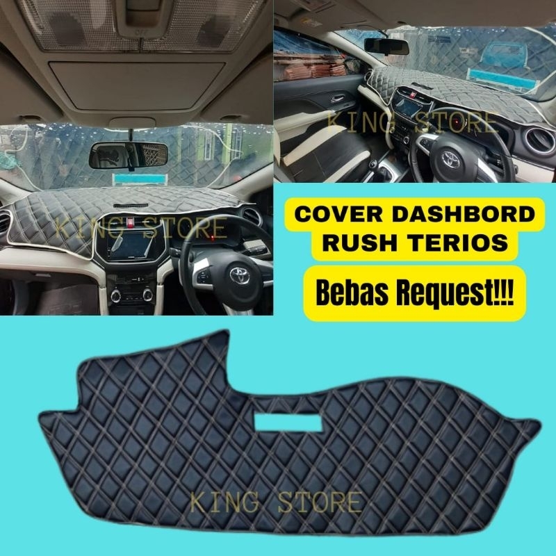 Cover Alas Dashboard Mobil  Rush/Terios 2018/2022 Pelindung Dashboard Mobil