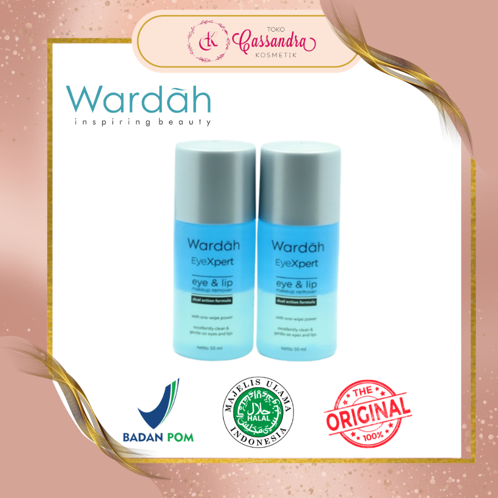 WARDAH EYE XPERT EYE & LIPS MAKEUP REMOVER / WARDAH EYEXPERT EYELIPS MAKEUP REMOVER