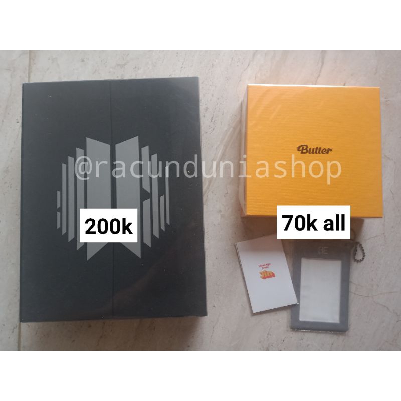 

[Bisa LIVE] Album only BTS proof standard ver BE deluxe ver Butter cream ver
