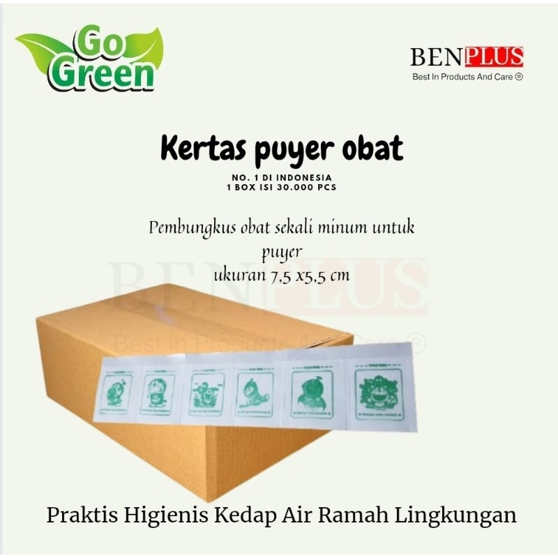 

kertas puyer karton doraemon 1 box isi 30.000 pcs