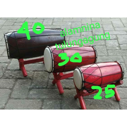 kendang gendang Jawa alat musik tradisional