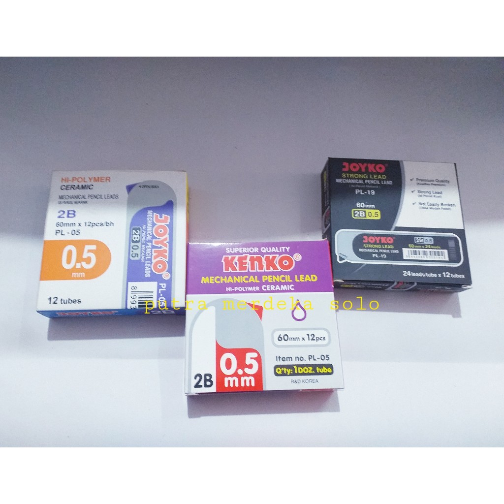 

Isi Pensil Mekanik 0.5 mm JOYKO PL 05 / Pencil Lead JOYKO 2B 0.5mm / PL-05