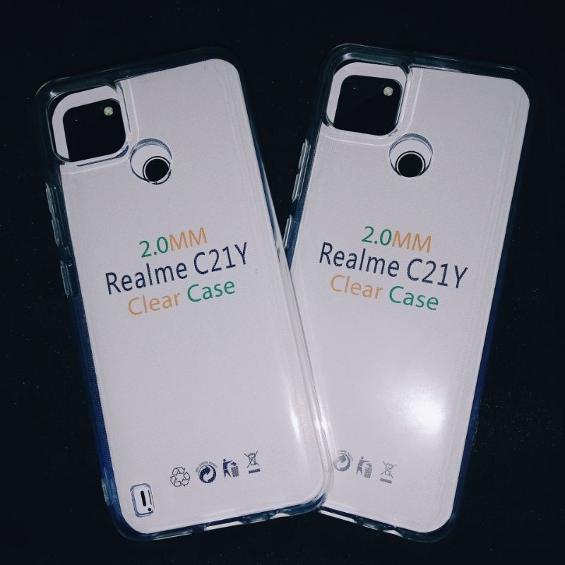 Clear Case REALME C21Y C25Y Original Case Bening Tebal REALME C21Y C25Y Original