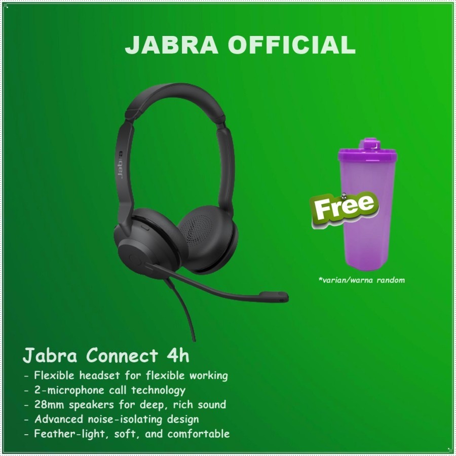 Jabra Connect 4h USB-C Professional Headphone Headset USBC Jabra 4H