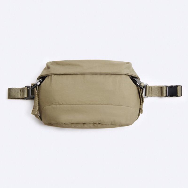 ZARA Men Soft Crossbody Bag With Buckles Tas Selempang Pria Beige