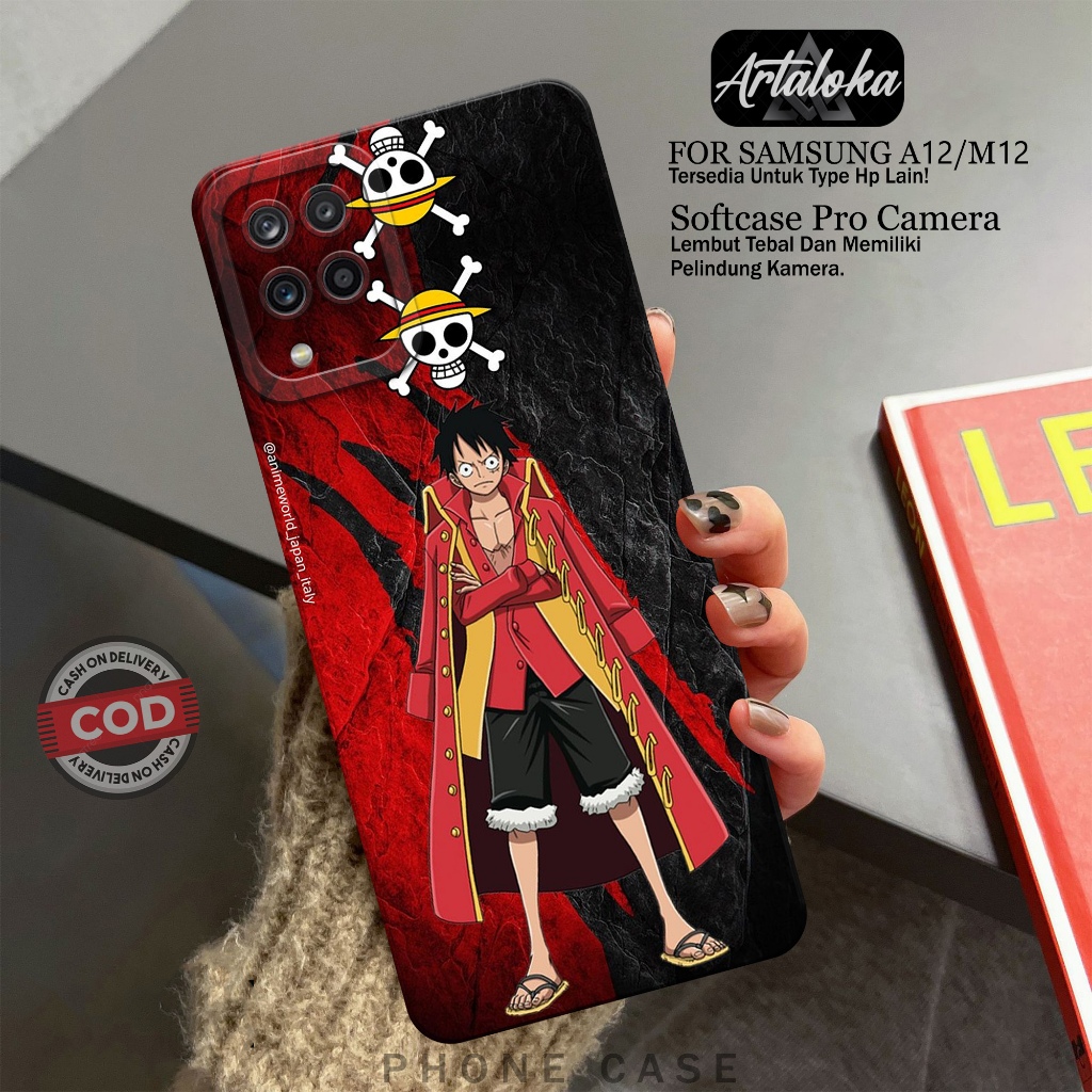 Softcase Hp Samsung Galaxy A12/M12 Fashion Case Anime Case Samsung Galaxy A12/M12 Terbaru Silikon TP
