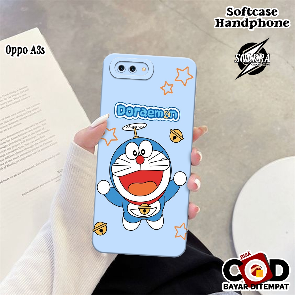 Case Oppo A3s Softcase Oppo A3s Silikon Pro Camera Fashion Case Kartun DRMN Lucu Cover Hp Kesing Opp