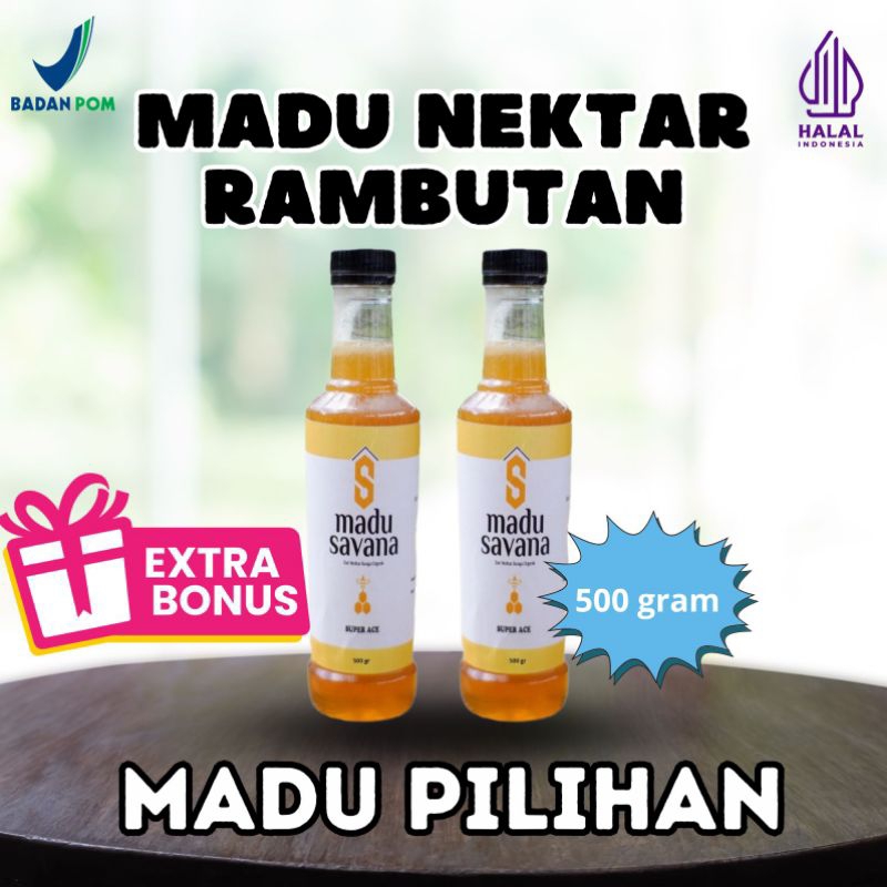 

Madu Savana Super Ace Nektar Rambutan Pure