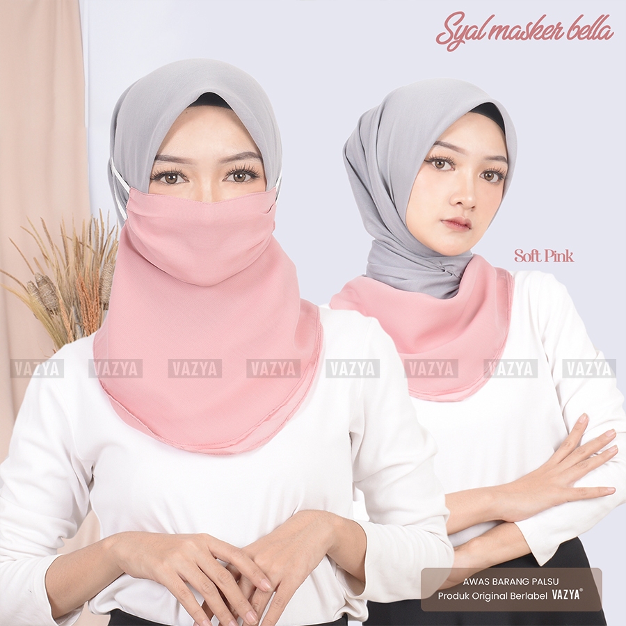 Anti-UV Syal Masker 2in1 Polycotton / Syal Leher anti sinar UV anti debu anti pengap anti belang ant