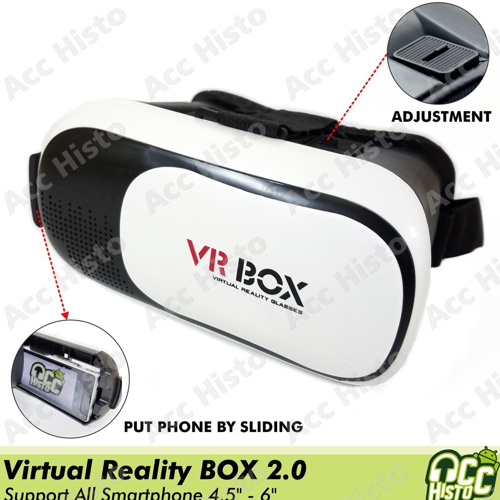 Promo tajir VR BOX 2.0 / Virtual Reality 3D Glasses VR Game/ Video