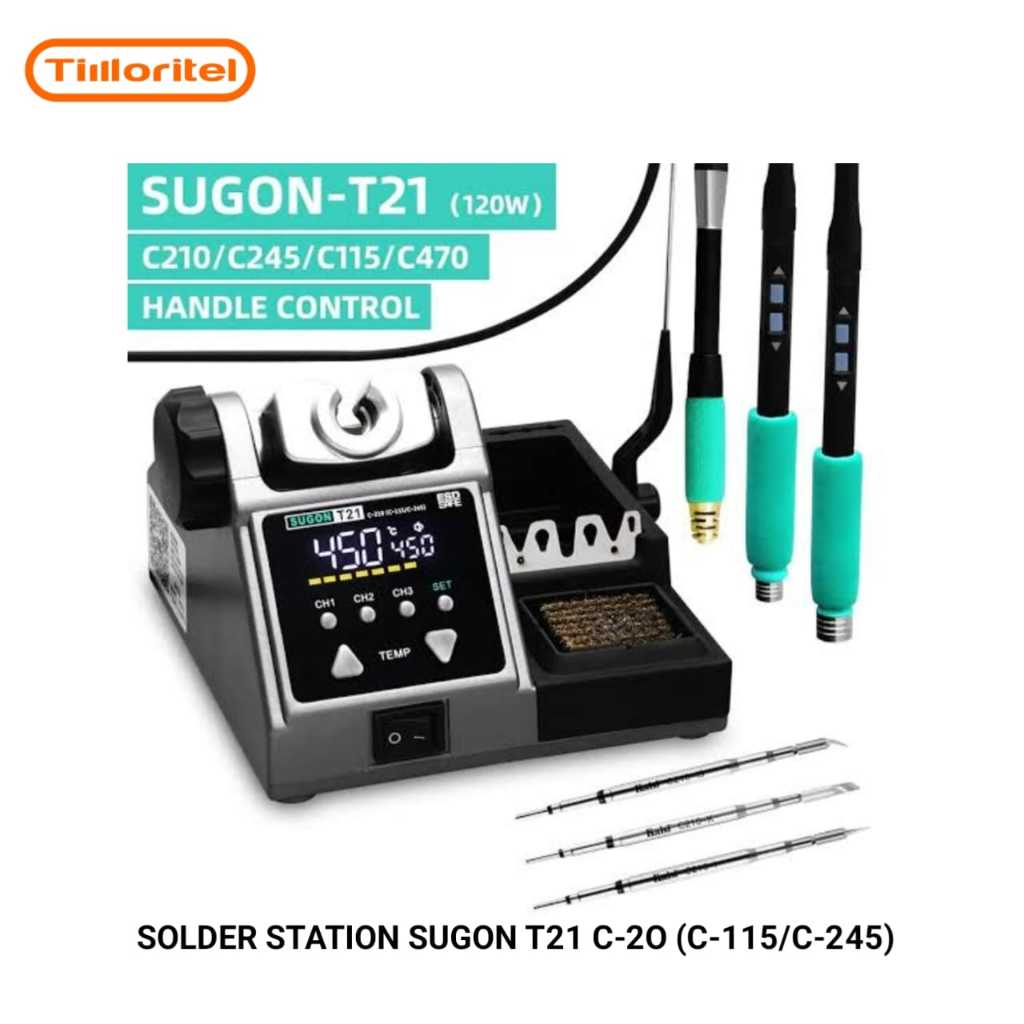 SOLDER STATION SUGON T21 C-210(C-115/C-245)