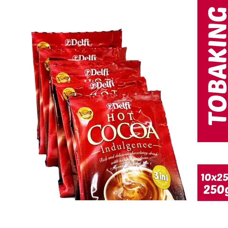 

Belanja kuat Delfi Hot Cocoa Indulgence Minuman Serbuk Cokelat 10 x 25gr