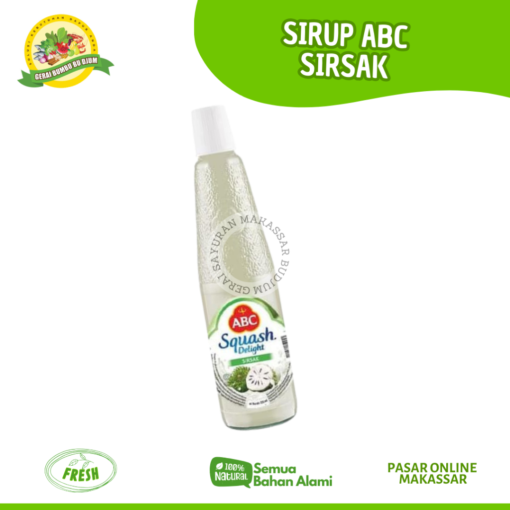 

SIRUP SYRUP SIROP ABC RASA SIRSAK PASAR ONLINE MAKASSAR MURAH