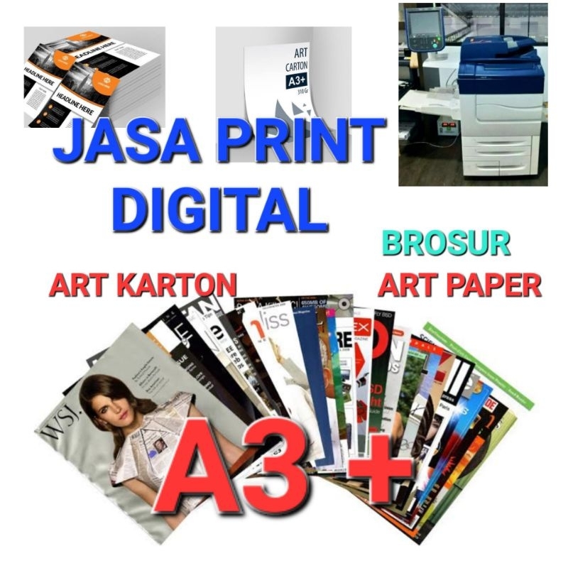 

JASA PRINT A3+ ART PAPER, ART KARTON POSTER TERMURAH