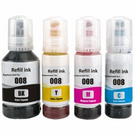 Tinta Compatible 008 Pigment Ink Refill Printer Epsn L6550 L6570 L6580 L15150 L15160