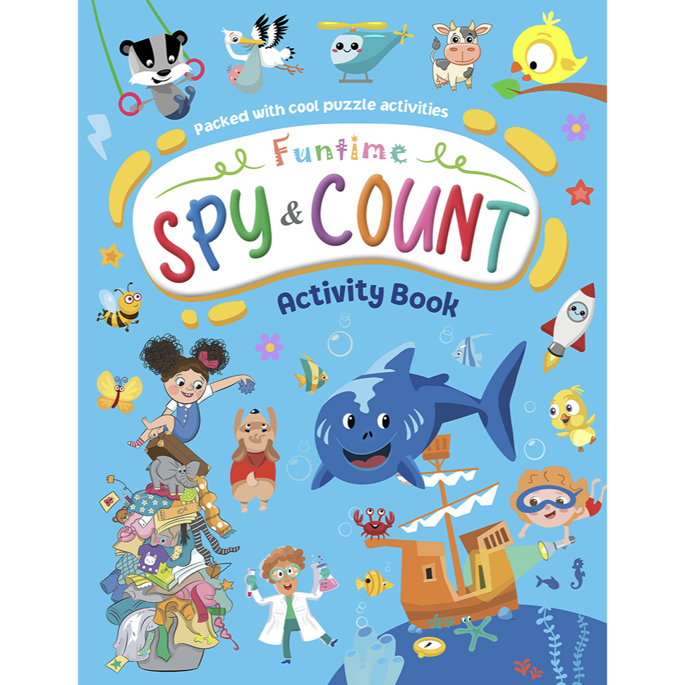 [Mind To Mind] Funtime Spy And Count Preschool/Primary Full Colour 64 pages
