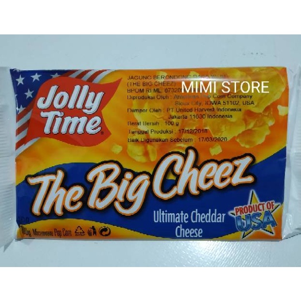 

Semangat Abis POP CORN JOLLY TIME RASA THE BIG CHEESE