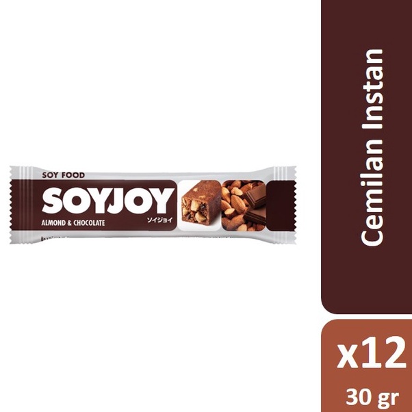 

Belanja hemat Soyjoy Almond & Chocolate 30g x 12 Bars