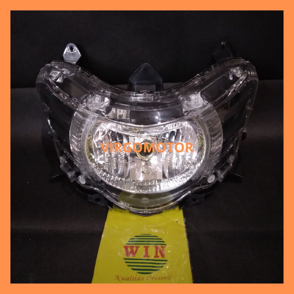 Lampu Depan Mio Soul GT 115 2012 2013 2014 WIN | Reflektor Headlamp Mio Soul GT WIN Kualitas Terjami