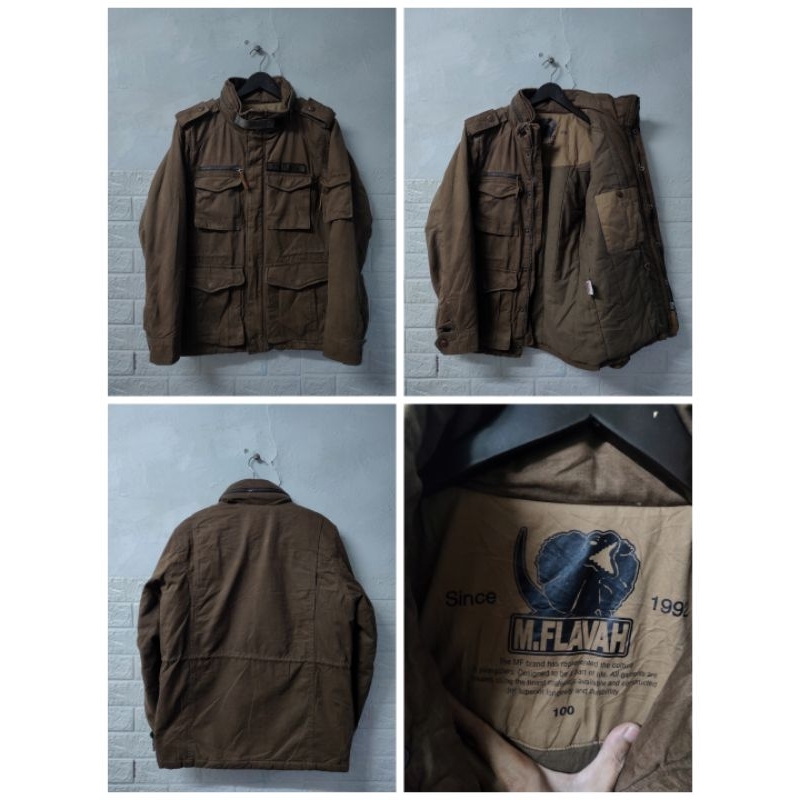 Jaket Parka kanvas M-65 Majah Flavah