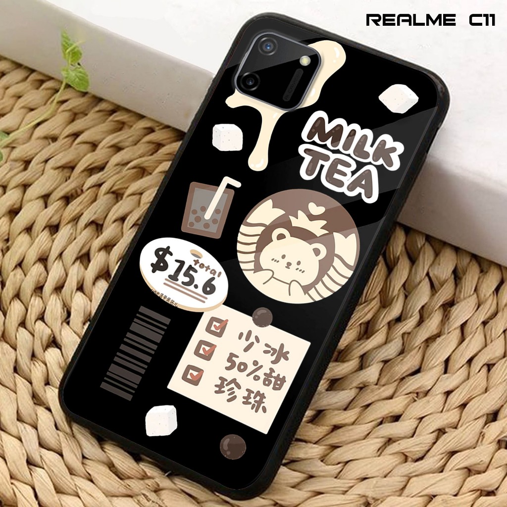 Case Realme C11 2020 - Casing Hp REALME C11 RMX2185 - ( Starbucks ) - Case 2D Glossy - Case Hp - Sof
