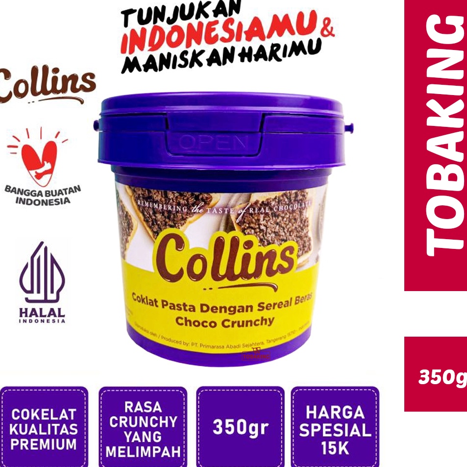

Best Price JATIM - COLLINS CHOCO CRUNCHY 350gr