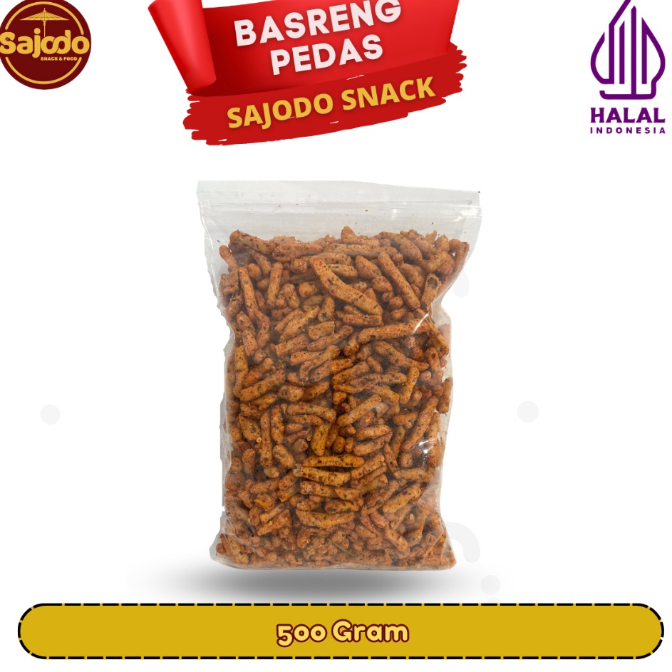 

Toko Spesial [FLASH SALE] Basreng Pedas Daun Jeruk 500Gr Sajodo