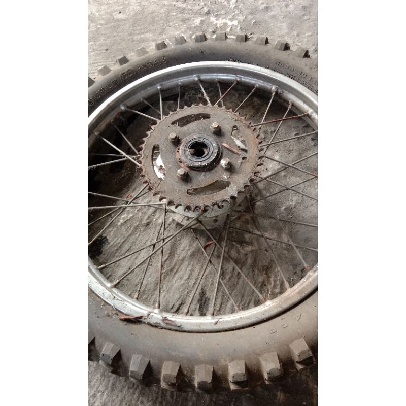 tromol belakang Honda xl125 set